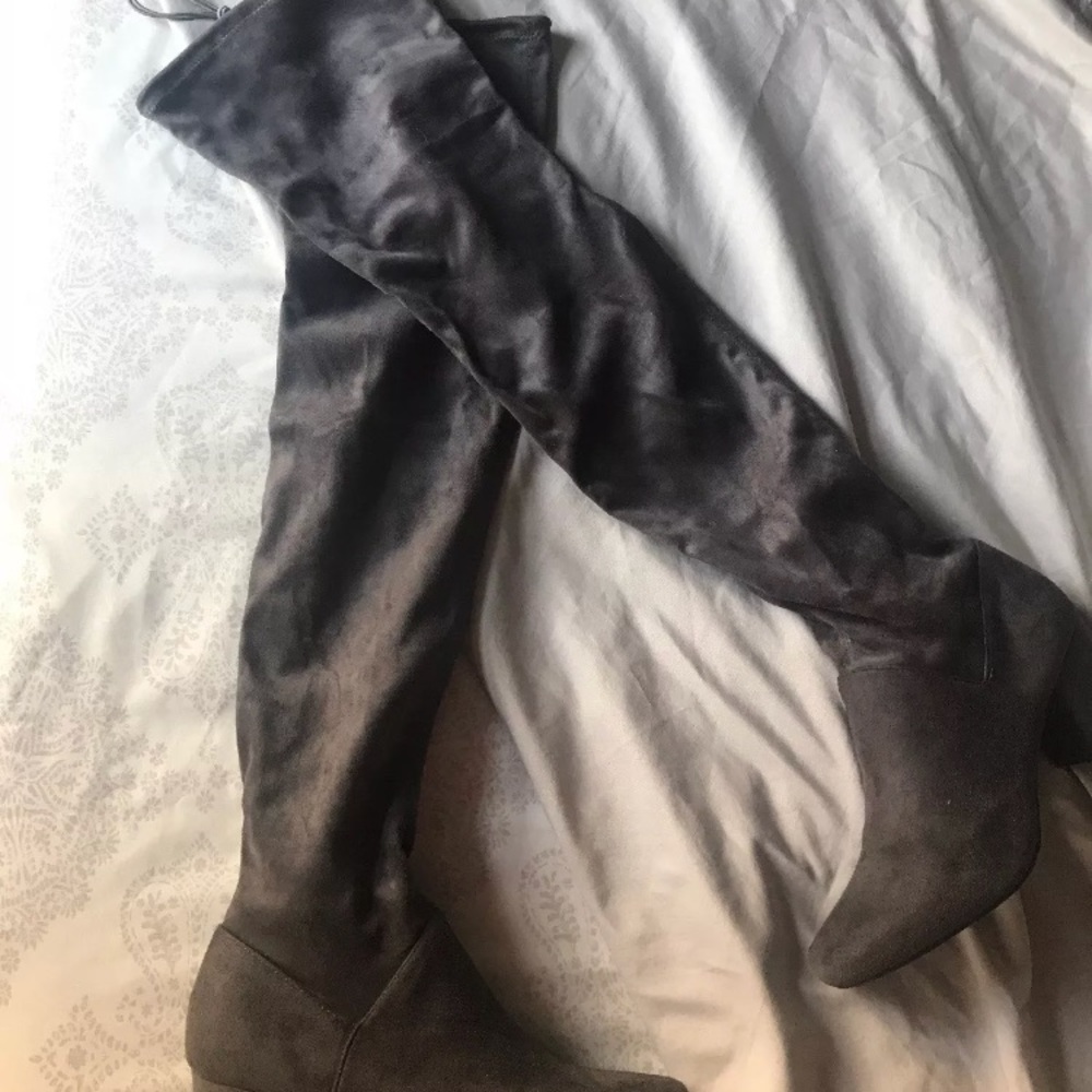 Thigh-high Over-The-Knee Boot, block heel